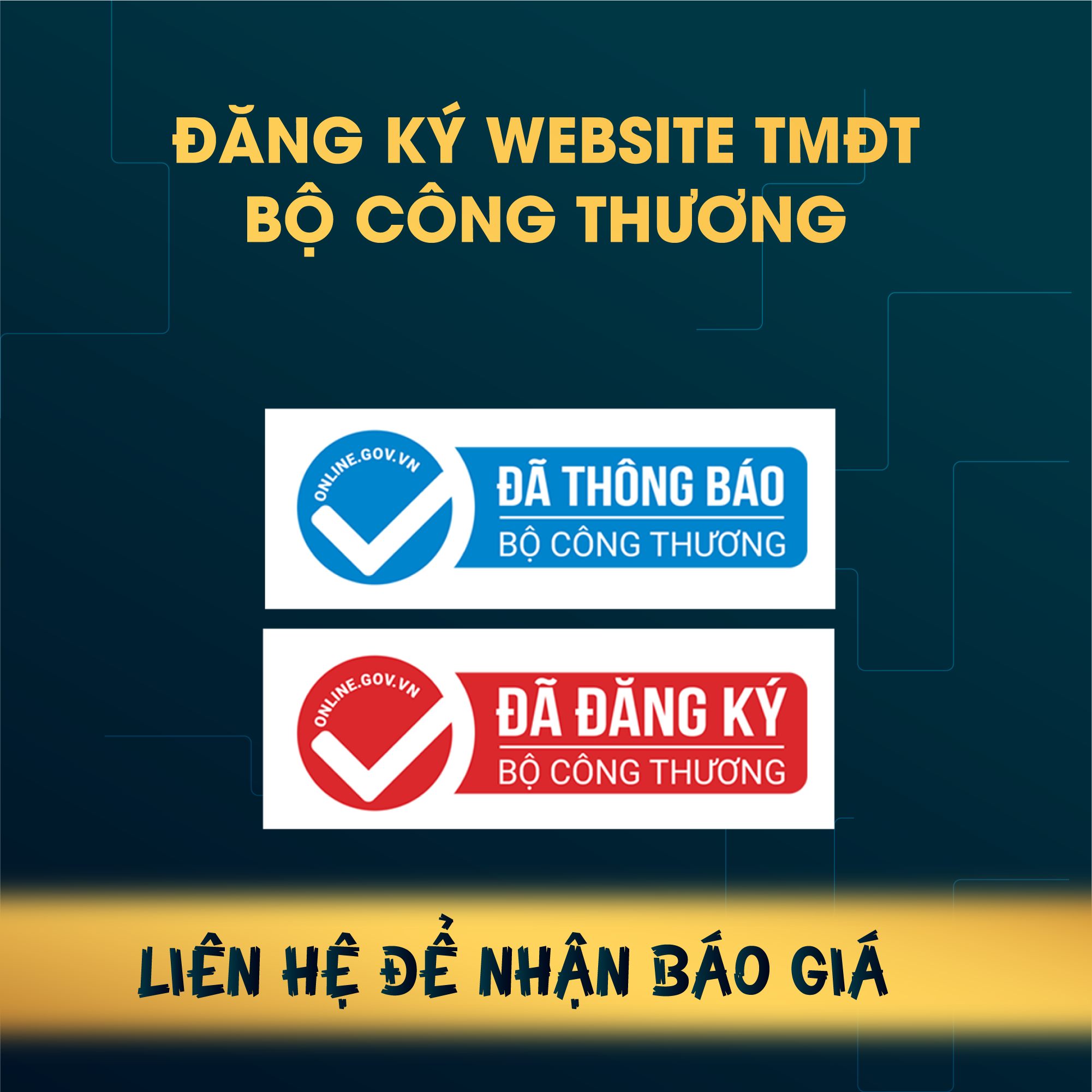 Đăng Ký Website TMĐT Bộ Công Thương